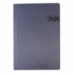 2026 yılı kapaklı ajanda, ofis ve kişisel kullanım için şık ve dayanıklı planlama defteri, günlük, haftalık ve aylık takvimleri içerir.