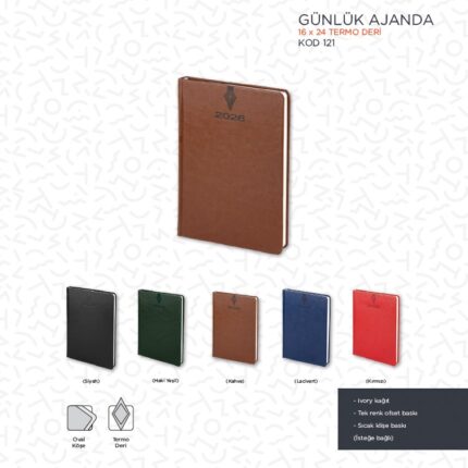 2026 Günlük Ajanda - e121 kodlu ürün görseli
