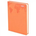 Termo Deri̇ Dünya Gofre Baskili Ajanda 17*24 Cm - mrn5519 kodlu ürün görseli