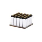 Promosyon çakmak gövdesi üzerinde 5 x 1,4 cm genişliğinde UV ve tampon baskı alanı detayı.