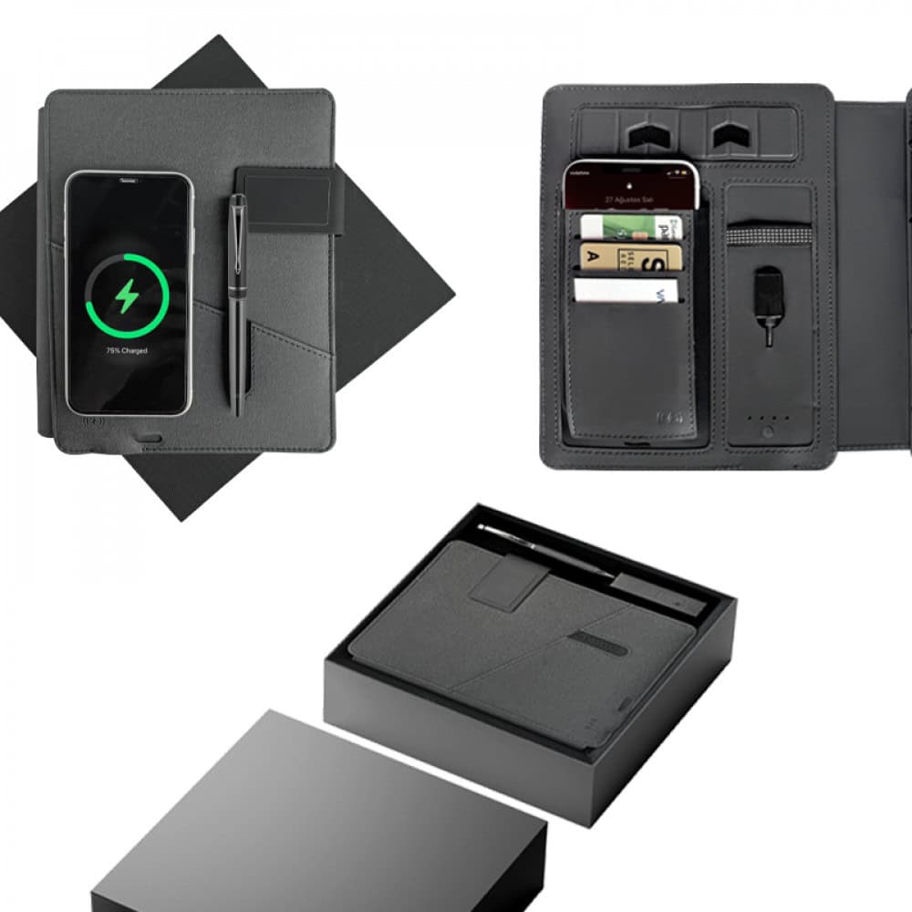 Organizer Powerbank, Usb Bellek Ve Kalem Seti – ym71071