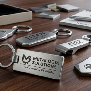 Promosyon metal anahtarlık logo baskılı şık metal anahtarlık modelleri