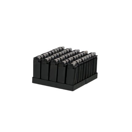 STR lüks promosyon çakmak gövdesi üzerinde 4 cm x 1,5 cm genişliğinde UV ve tampon baskı alanı detayı.