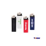 8 cm x 2,2 cm boyutlarında Tokai taşlı sibopsuz promosyon çakmak genel görünümü.