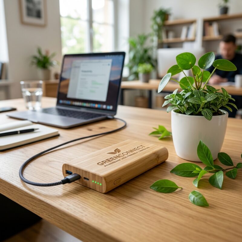 Çevre Dostu (Bambu) Promosyon Powerbank Trendleri gorseli