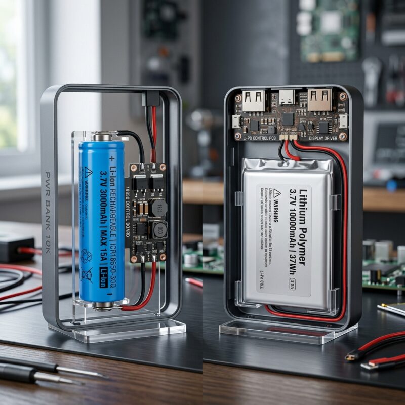 Powerbank Pillerinde Li-Ion ve Li-Po Farkı gorseli