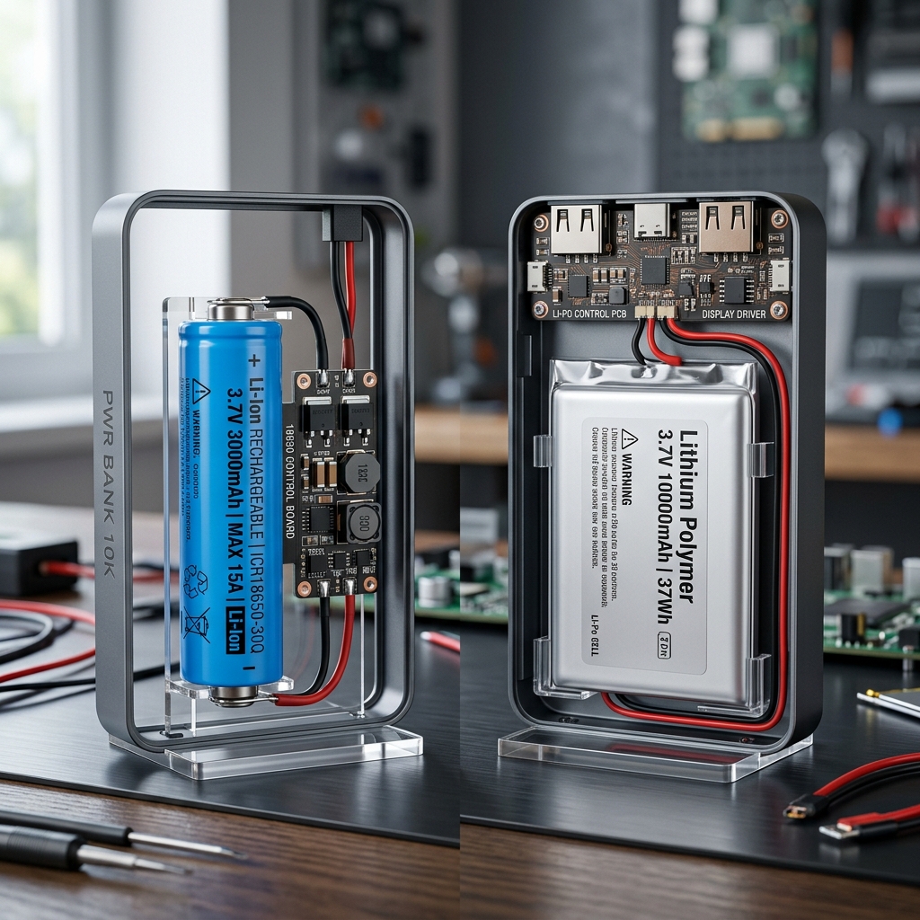Powerbank Pillerinde Li-Ion ve Li-Po Farkı gorseli