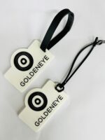 Toptan üretim renkli ve logolu promosyon kauçuk valiz etiketleri